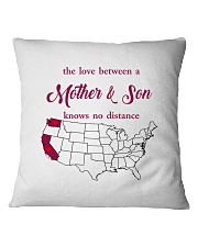 CALIFORNIA WASHINGTON THE LOVE MOTHER AND SON Square Pillowcase thumbnail