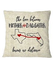 TEXAS FLORIDA THE LOVE MOTHER AND DAUGHTER Square Pillowcase thumbnail