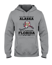 LIVE IN ALASKA BUT I'LL HAVE FLORIDA IN MY DNA Hooded Sweatshirt thumbnail