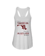 JUST A TENNESSEE GIRL IN A MARYLAND WORLD Ladies Flowy Tank thumbnail
