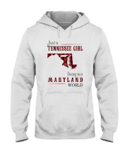 JUST A TENNESSEE GIRL IN A MARYLAND WORLD Hooded Sweatshirt front