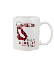 JUST A CALIFORNIA GIRL IN A GEORGIA WORLD Mug thumbnail