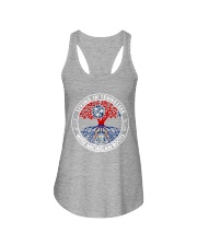 LIVING IN TENNESSEE WITH MICHIGAN ROOTS Ladies Flowy Tank thumbnail
