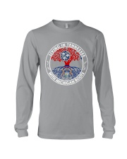 LIVING IN TENNESSEE WITH MICHIGAN ROOTS Long Sleeve Tee thumbnail