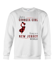 JUST A GEORGIA GIRL IN A NEW JERSEY WORLD Crewneck Sweatshirt thumbnail