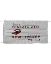 JUST A GEORGIA GIRL IN A NEW JERSEY WORLD Cloth face mask thumbnail