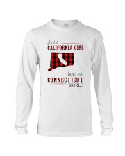 JUST A CALIFORNIA GIRL IN A CONNECTICUT WORLD Long Sleeve Tee thumbnail