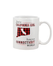 JUST A CALIFORNIA GIRL IN A CONNECTICUT WORLD Mug thumbnail