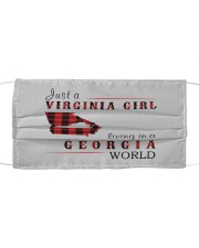 JUST A VIRGINIA GIRL IN A GEORGIA WORLD Cloth face mask thumbnail