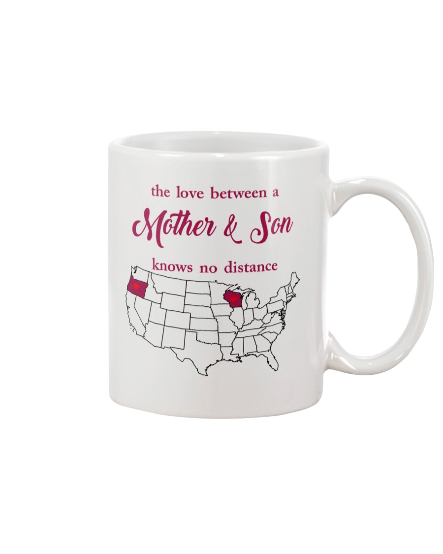 WISCONSIN OREGON THE LOVE MOTHER AND SON Mug