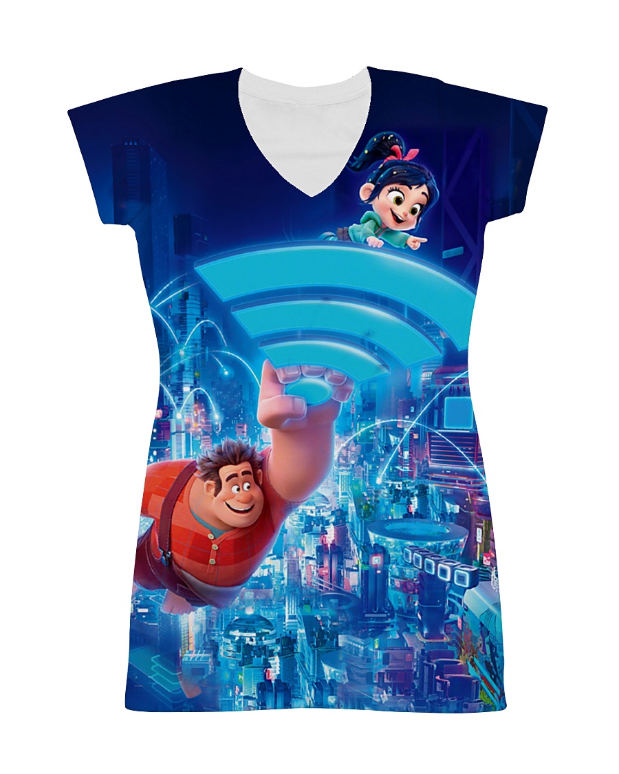 You are a big fan of Ralph breaks the Internet All-over Dress