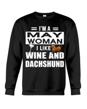 MAY WOMAN DACHSHUND Crewneck Sweatshirt thumbnail
