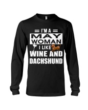 MAY WOMAN DACHSHUND Long Sleeve Tee thumbnail