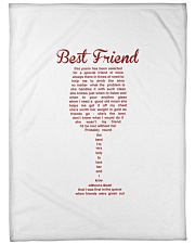 THIS POEM HAS BEEN SELECTED FOR A SPECIAL FRIEND Large Fleece Blanket - 60" x 80" thumbnail