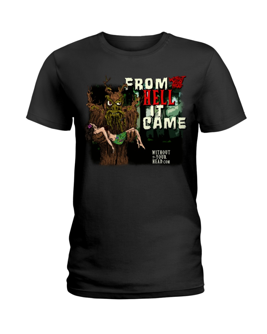 Without Your Head B-Movie Monster T-Shirt Style 3 Ladies T-Shirt