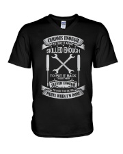 Field Service Technician Skilled Enough V-Neck T-Shirt thumbnail