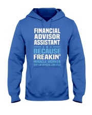 Financial Advisor Assistant 1 Hooded Sweatshirt front