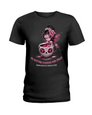 Cancer du sein Se battre comme une fille Ladies T-Shirt tile