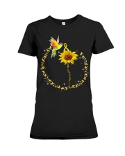 Never Give Up Premium Fit Ladies Tee tile