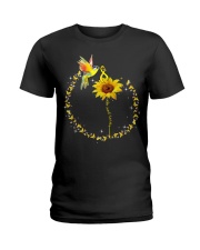 Never Give Up Ladies T-Shirt tile