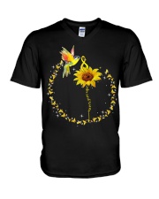 Never Give Up V-Neck T-Shirt tile