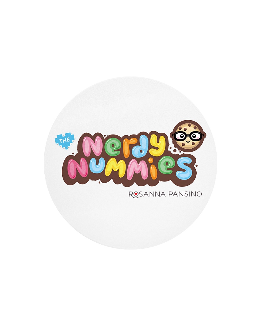 Nerdy Nummies Circle Cutting Board