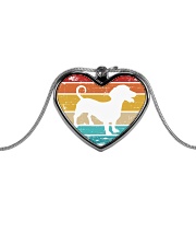 Dachshund Love Metallic Heart Necklace thumbnail