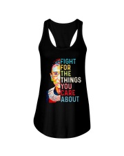 Fight For The Things You Care About Ladies Flowy Tank tile