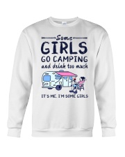 Some Girls Go Camping And Drink Too Much Crewneck Sweatshirt tile