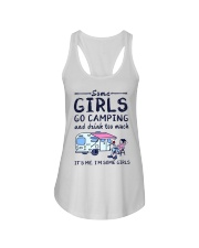 Some Girls Go Camping And Drink Too Much Ladies Flowy Tank tile