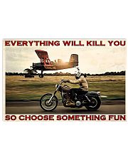 Motorbike Choose Something Fun 3 17x11 Poster front