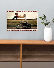 Motorbike Choose Something Fun 3 17x11 Poster poster-landscape-17x11-lifestyle-24