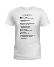 I Stand For Ladies T-Shirt tile