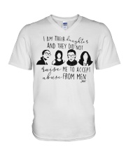 I Am Their Daughter V-Neck T-Shirt tile