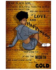 Dear Black Girl 11x17 Poster front