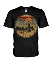 I Hate People V-Neck T-Shirt tile