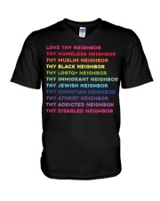 Love Thy Neighbor V-Neck T-Shirt tile