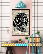 Speak Your Mind Even If Your Voice Shakes 11x17 Poster lifestyle-poster-6