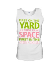First On The Yard Unisex Tank tile
