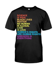 Science Is Real Black Lives Matter Classic T-Shirt tile