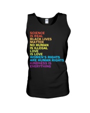 Science Is Real Black Lives Matter Unisex Tank tile