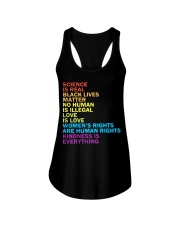 Science Is Real Black Lives Matter Ladies Flowy Tank tile