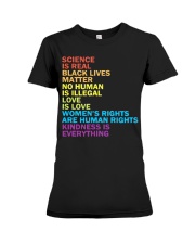Science Is Real Black Lives Matter Premium Fit Ladies Tee tile