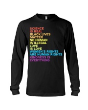 Science Is Real Black Lives Matter Long Sleeve Tee tile