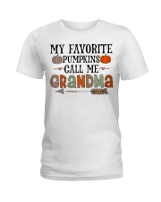 My Favorite Pumkins Call Me Grandma Ladies T-Shirt tile