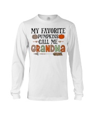 My Favorite Pumkins Call Me Grandma Long Sleeve Tee tile