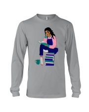 Girl Reading Book Long Sleeve Tee front