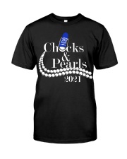 Checks And Pearls Premium Fit Mens Tee tile