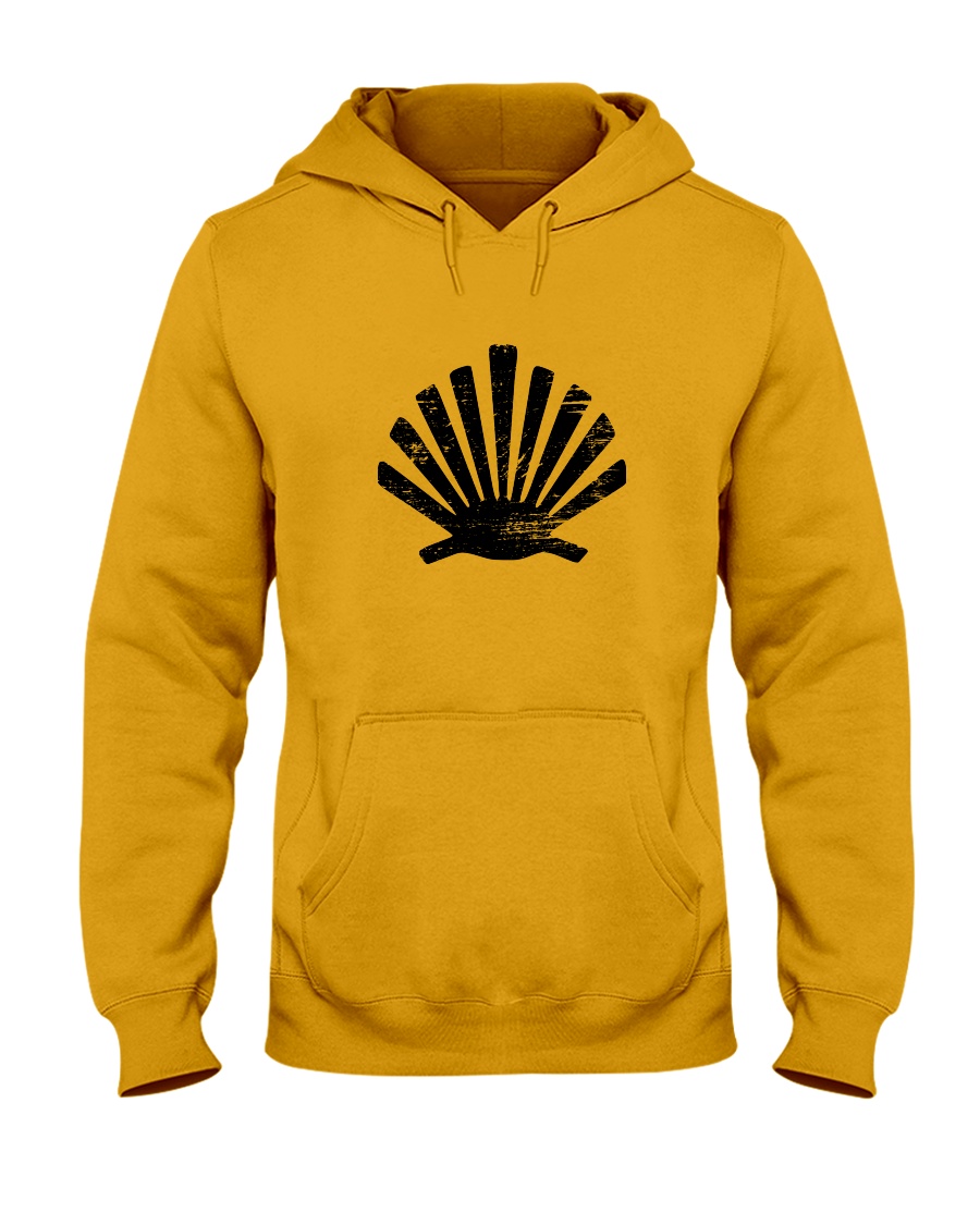 Coquille Noir Vintage Hooded Sweatshirt