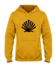Coquille Noir Vintage Hooded Sweatshirt front